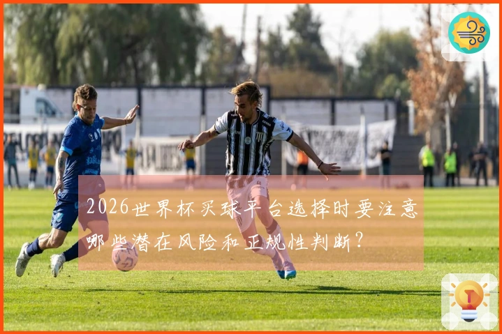 2026世界杯买球平台选择时要注意哪些潜在风险和正规性判断？