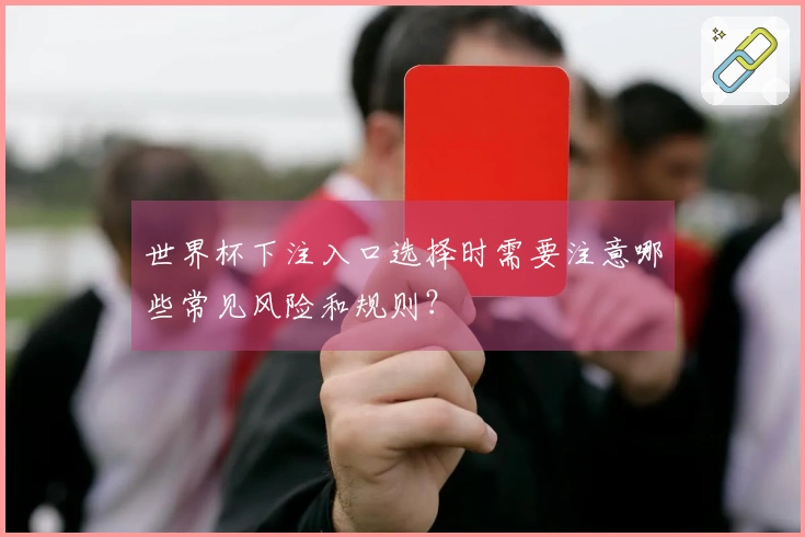 世界杯下注入口选择时需要注意哪些常见风险和规则?